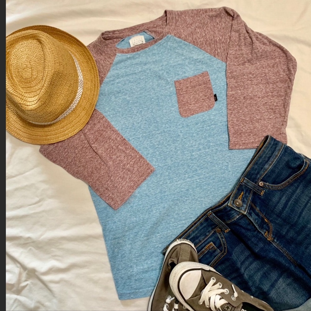 Split Co. 3/4 Raglan Sleeve T-shirt